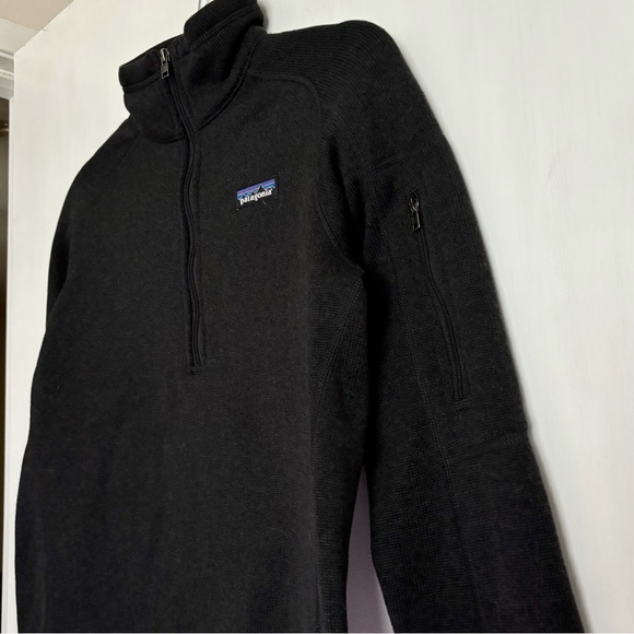 Patagonia Women’s Better Sweater Quarter Zip Fleece in Black Size Small Outdoor - Picture 3 of 14